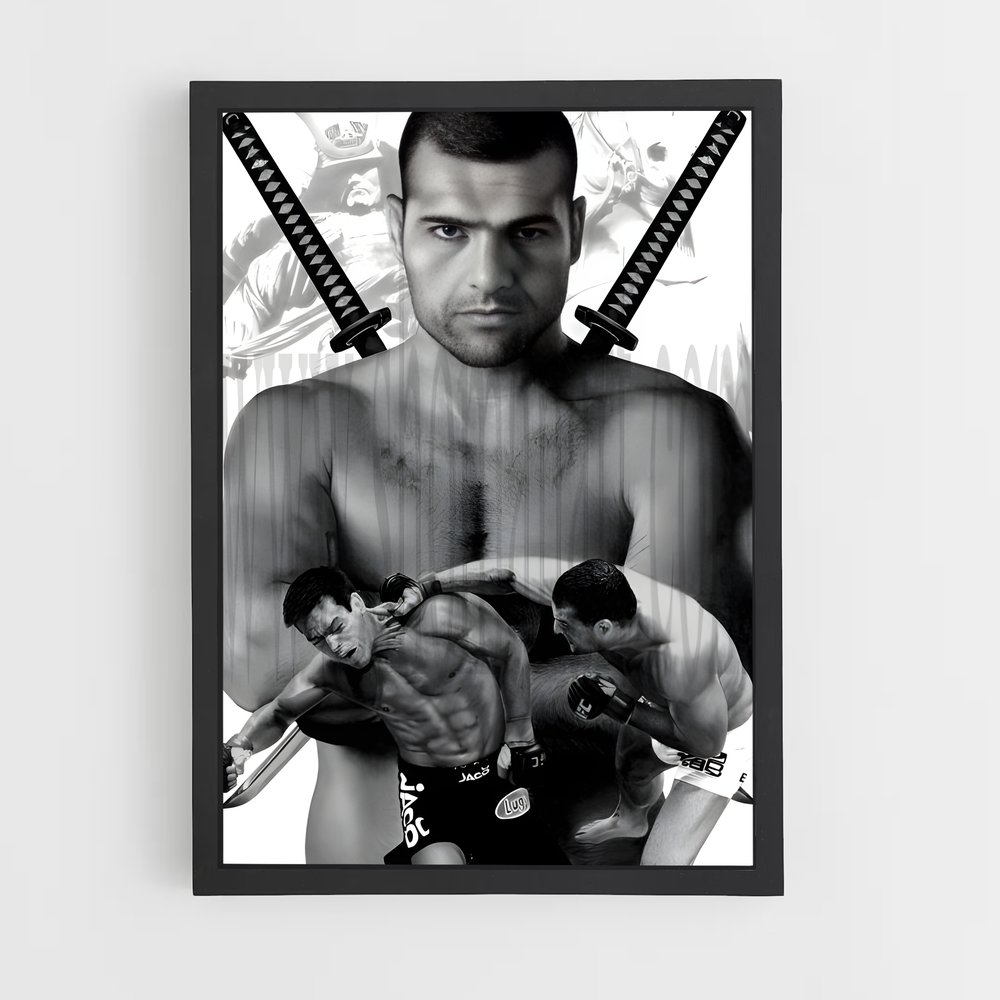 Poster Mauricio de shogun – affiche MMA (vue 2)